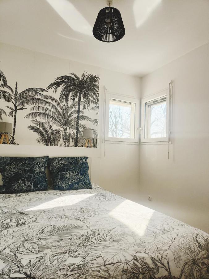 Апартаменты Beau Duplex Familial Avec Jardin Cloture Дувен Экстерьер фото